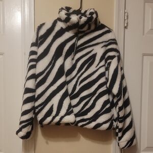 Zebra Print Women's Sweater